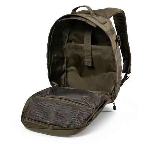 Тактичний рюкзак 5.11 Tactical RUSH 24L RANGER GREEN міцний штурмовий рюкзак із системою MOLLE для військових туризму та EDC | Зображення 2