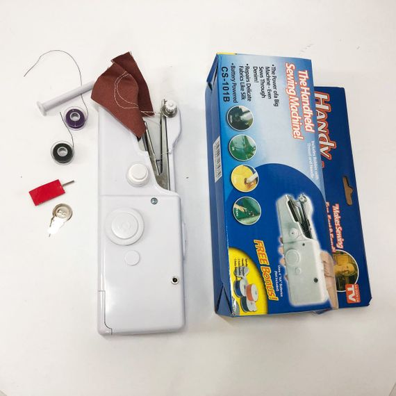 Електрична швейна машинка HANDY SWITCH CS-101B, Ручна швейна машинка зручна компактна GO-71 | Зображення 5