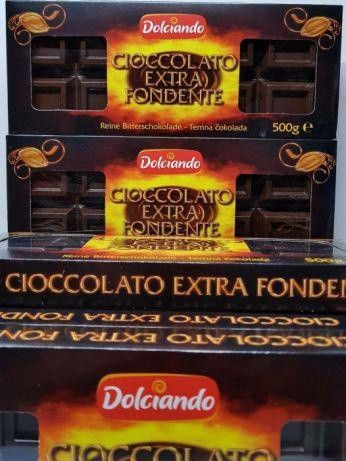 Итальянский шоколад черный Dolciando Extra Fondente, 500 грамм (50% какао) | Зображення 2