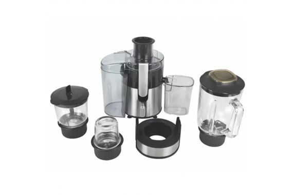 Кухонний комбайн 4 в 1 Top Kitchen TK00203 Соковитискач блендер кавомолка подрібнювач на 3200 Вт | Зображення 1