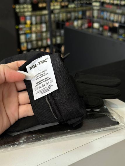 Тактичні рукавиці Mil-Tec Army - Black | Зображення 9