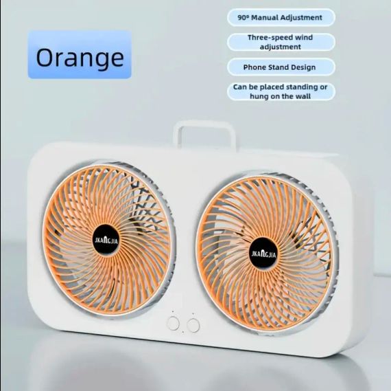 Компактный настольный вентилятор с двойным потоком воздуха и циркуляцией воздуха AND LY-879 | Зображення 3