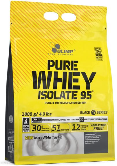 Протеїн Olimp Pure Whey Isolate 95 (полуниця) 1800 g