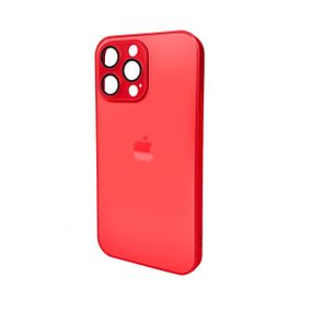 Чохол для смартфона AG Glass Matt Frame Color Logo for Apple iPhone 15 Pro Max Coke Red