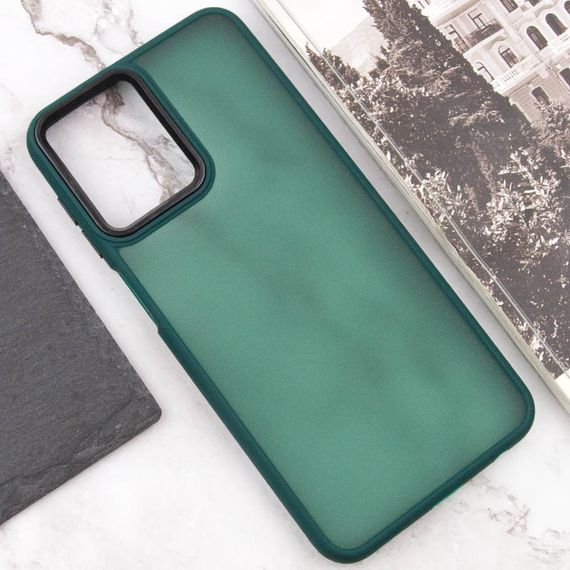 Чехол TPU+PC Lyon Frosted для Motorola Moto G23 Green | Зображення 3