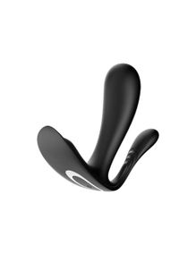 Подвійний смарт-вібратор у трусики Satisfyer Top Secret+, Чорний