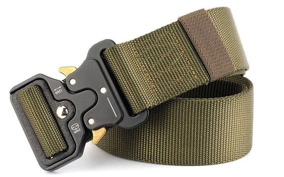 Ремінь тактичний Tactical Belt 125х3,8 см Олива | Зображення 3