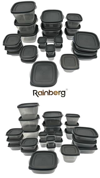 Набір судочків пластикових Rainberg FS-306 Сірі