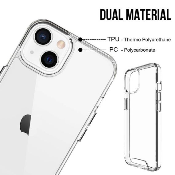 Чохол TPU Space Case transparent для Apple iPhone 13 mini (5.4") | Зображення 5