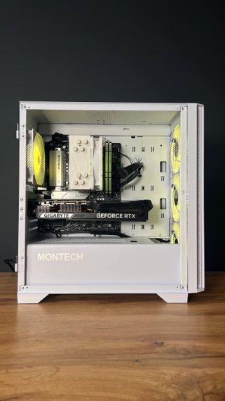 Збірка під замовлення: комп'ютер Montech Air 1000 ARGB White Tower / AMD Ryzen 7 7700 (8 (16) ядер по 3.8 - 5.3 GHz) / 32 GB DDR5 / 1000 GB SSD M.2 / nVidia GeForce RTX 5070, 12 GB GDDR7, 192-bit / 750W | Зображення 4