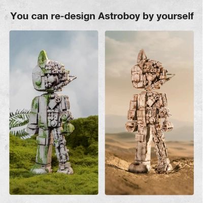 Конструктор Pantasy Astro Boy: Чисто біла версія (86206) | Зображення 2