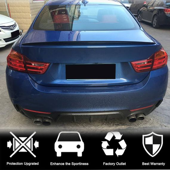 Спойлер V8 (для F32, Карбон) для BMW 4 серія F-32 2012-2020 рр | Зображення 2