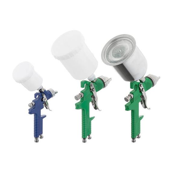 Набір 3 фарбопульта HVLP: 0,8 мм, 1,3 мм, 1,7 мм INTERTOOL PT-1505 | Зображення 5