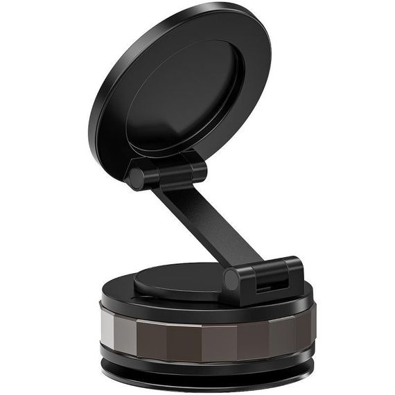 Автотримач WIWU Wi-CH057 Holdex Magnetic Car Holder with Vacuum Mount Black | Зображення 2