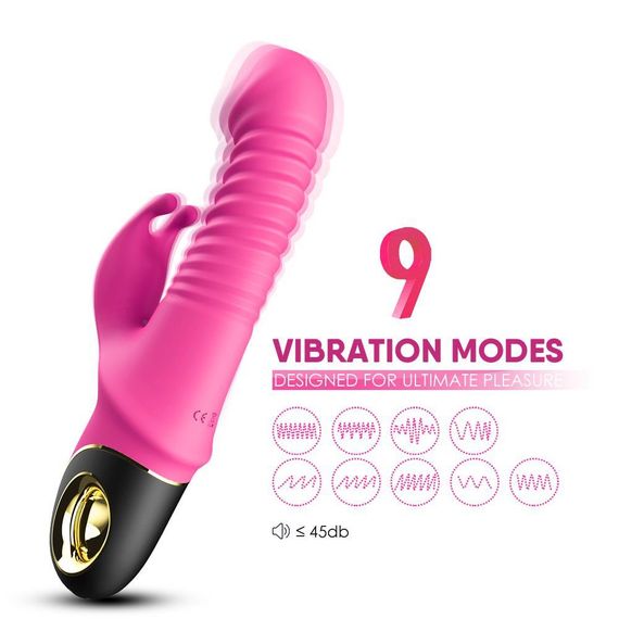 Вібратор - Thrusting Vibrator Zing Pink Sex Aura | Зображення 2