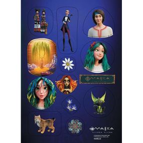 Набор детских наклеек «Мавка: Нимфы» 1765002, 2 листа