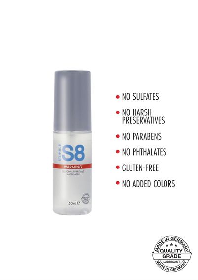 Лубрикант S8 Warming WB Lube 50ml | Зображення 1