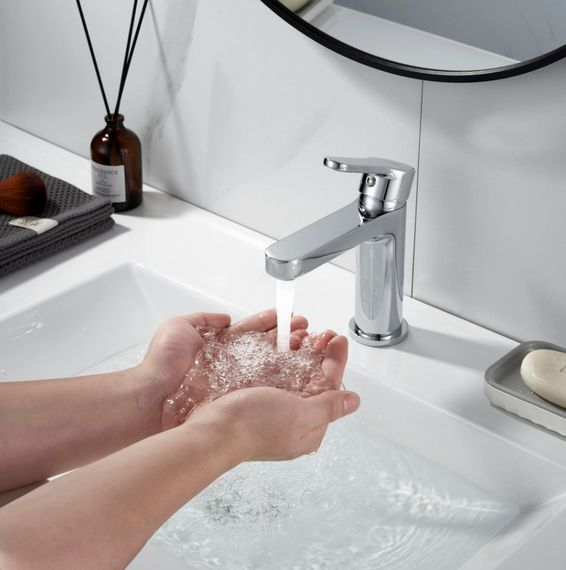 Змішувач для раковини Lidz Astra 001F LDAST001FCRM48085 | Зображення 2