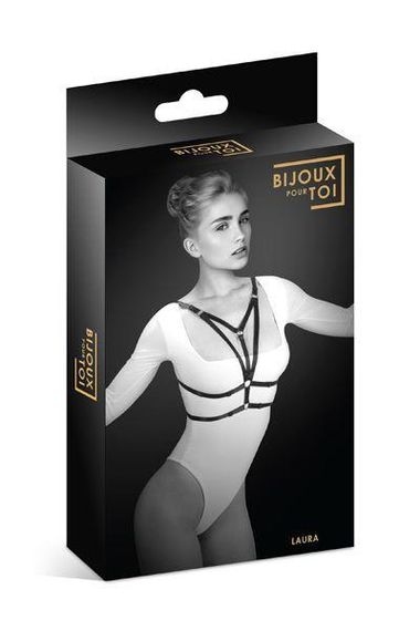Портупея на груди Bijoux Pour Toi - LAURA, еластичний поліестер | Зображення 2