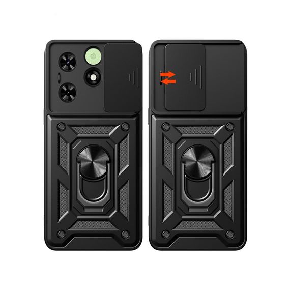 Чехол Defender с защитой камеры для Tecno Spark Go 2024 цвет Синий | Зображення 2