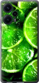 Чохол на Xiaomi Poco F5 Зелені часточки лимона "852u-3170-2448"