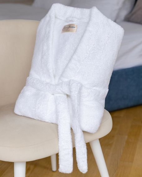 Халат SoundSleep Crystal Кімоно Готельний махровий унісекс S-M білий (93936934) | Зображення 6