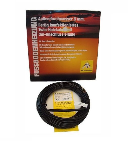 Кабель двухжильный нагревательный Arnold Rak 30 W/m (ø 5 мм) | Зображення 2