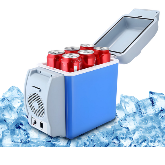 Автомобільний холодильник 2в1 PERVOI від прикурювача 12 V на 7.5L, з підігріванням і охолодженням