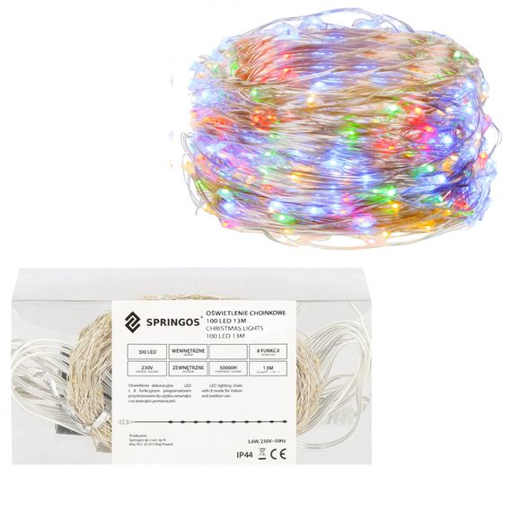 Гірлянда Springos 10 м 100 LED CL0081 Mix | Зображення 2