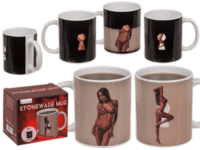 Чашка с термоэффектом Stoneware Mug Stripper Girl, 300 мл sexstyle