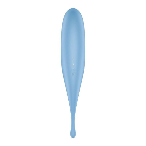 Вібратор для клітора з вакуумною стимуляцією Satisfyer Twirling Pro, Блакитний | Зображення 3