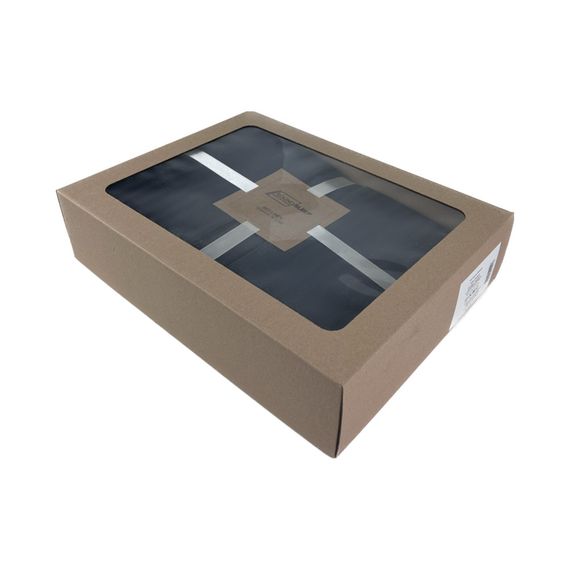 Комплект постільної білизни SoundSleep Stripe Dark Grey сатин-страйп євро 200х220 см темно-сірий (2251736516015) | Зображення 5