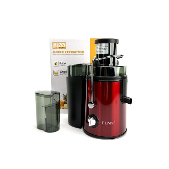 Соковижималка-екстрактор DENX DX2071 на 500 мл, 800 Вт. Червоний (DX2071) | Зображення 8