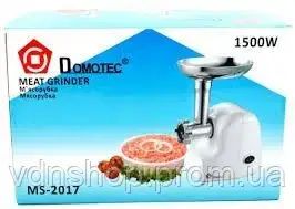 Электромясорубка Domotec MS 2017 2500W, Кухонная электрическая мясорубка | Зображення 3