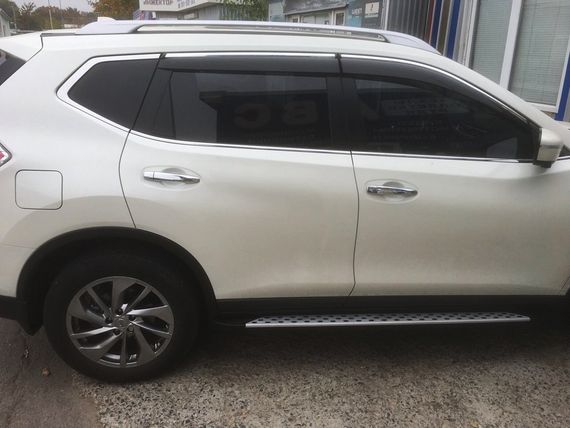 Бокові пороги OEM V1 (A-тип) для Nissan X-trail T32 / Rogue 2014-2021 рр | Зображення 4