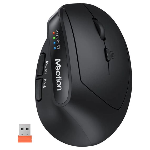 Мишка Meetion BTM008 Wireless/Bluetooth Black (MT-BTM008-A)