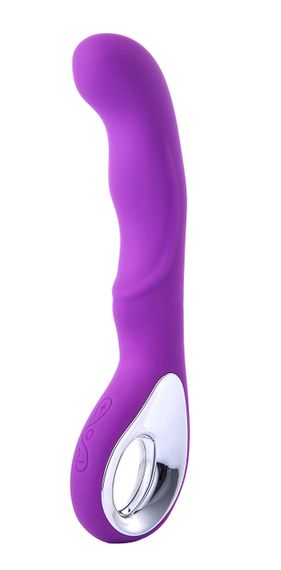 Вибромассажер для точки G Boss Series - Wibrator G-spot 10 functions USB Purple, BS2200055 sexstyle | Зображення 1