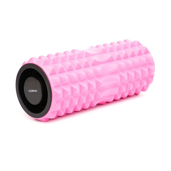 Масажний ролик Cornix EVA 33 x 14 см (валик, ролер) XR-0339 Pink | Зображення 4