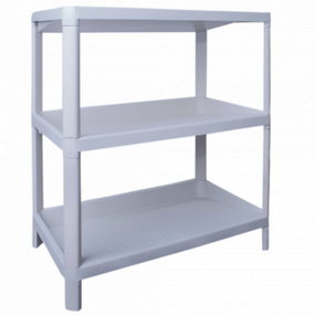 Полиця для взуття на 3 полиці біла троянда Алеана