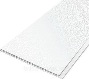 Пластиковая панель Марсель White EX 07.04 ТМ Exclusive 250*7*3000/6000мм