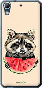 Чохол на HTC Desire 626G Єнотик з кавуном "4605u-144-2448"