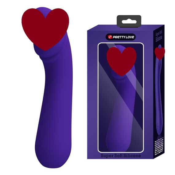 Вибратор для точки G Pretty Love Cetus фиолетовый, 15 х 3.5 см sexstyle