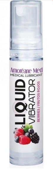 Стимулирующий лубрикант от Amoreane Med: Liquid vibrator - Berries ( жидкий вибратор ), 10 ml sexstyle