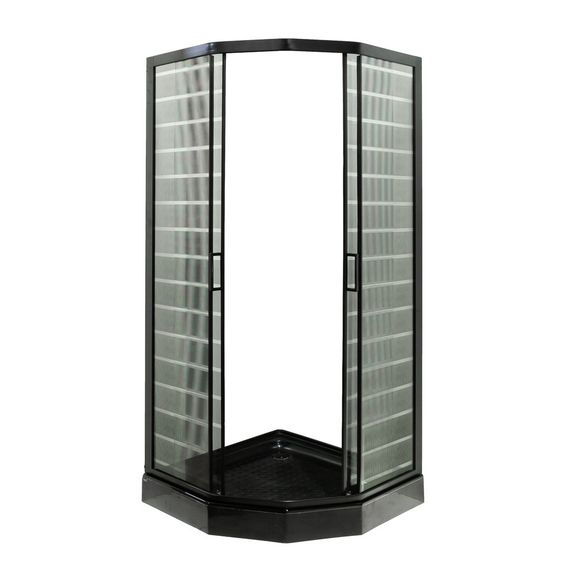 Душова кабіна Insana Ida Black P 92/5 B LN 90х90х205 низький піддон | Зображення 2