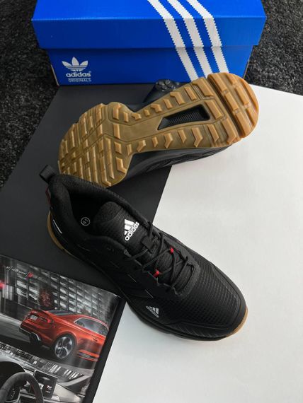 Зимові чоловічі кросівки Equipment Terrex Fleece Black Red Gum, фліс , В'єтнам 46 29 | Зображення 5