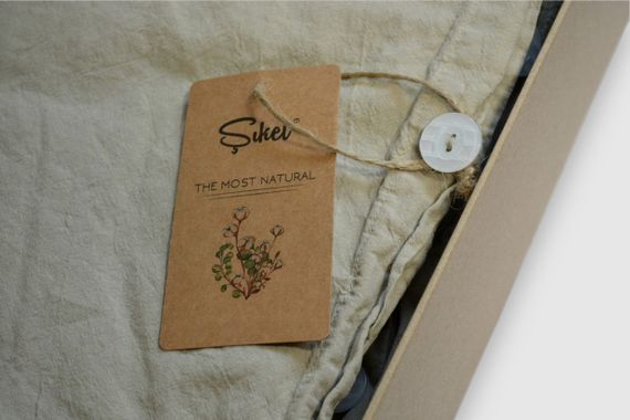 Постільна білизна Sikel Stonewashed Soho 200 х 220 см Torpak-Beji | Зображення 1