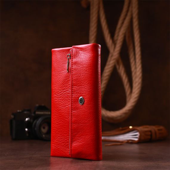 Женский кожаный кошелек ST Leather 20091 Красный | Зображення 4