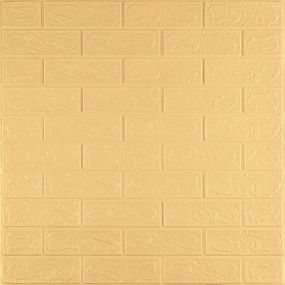 Панель стінова 3D 700х770х2мм Жовто-пісочний SW-00001909