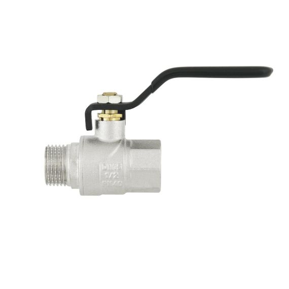 Кран кульовий Raftec BLACK 3/4" ЗВ метелик PN40 (DRB21) | Зображення 1