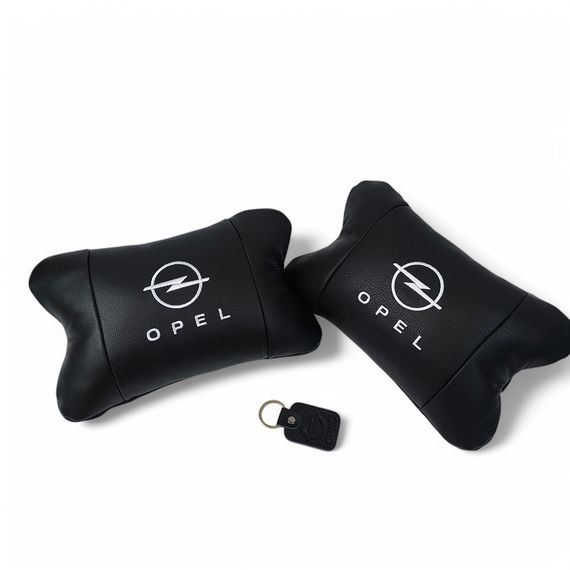 Автоподушка для шиї на підголівники Opel, Подушка підголівник на сидінні машини, Автоподушка подарунок OH-79 | Зображення 1